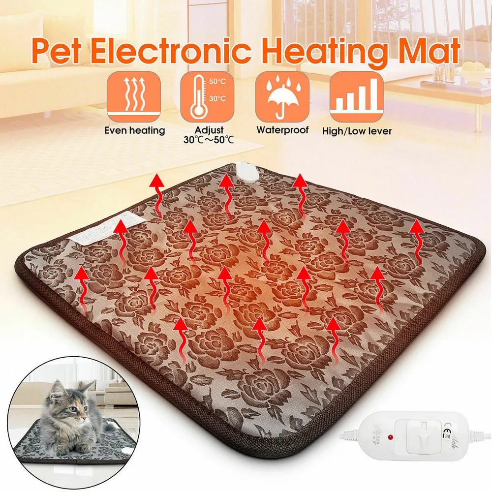 Thermal Heating Waterproof Bed Pad for Pets with Adjustable Temperature