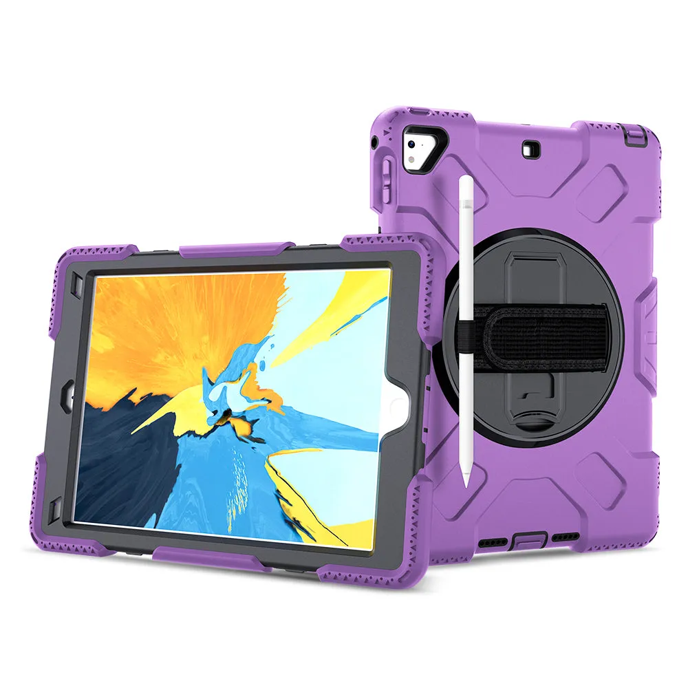 Tough On iPad 5 / 6th Gen 9.7" Case Rugged Protection Purple