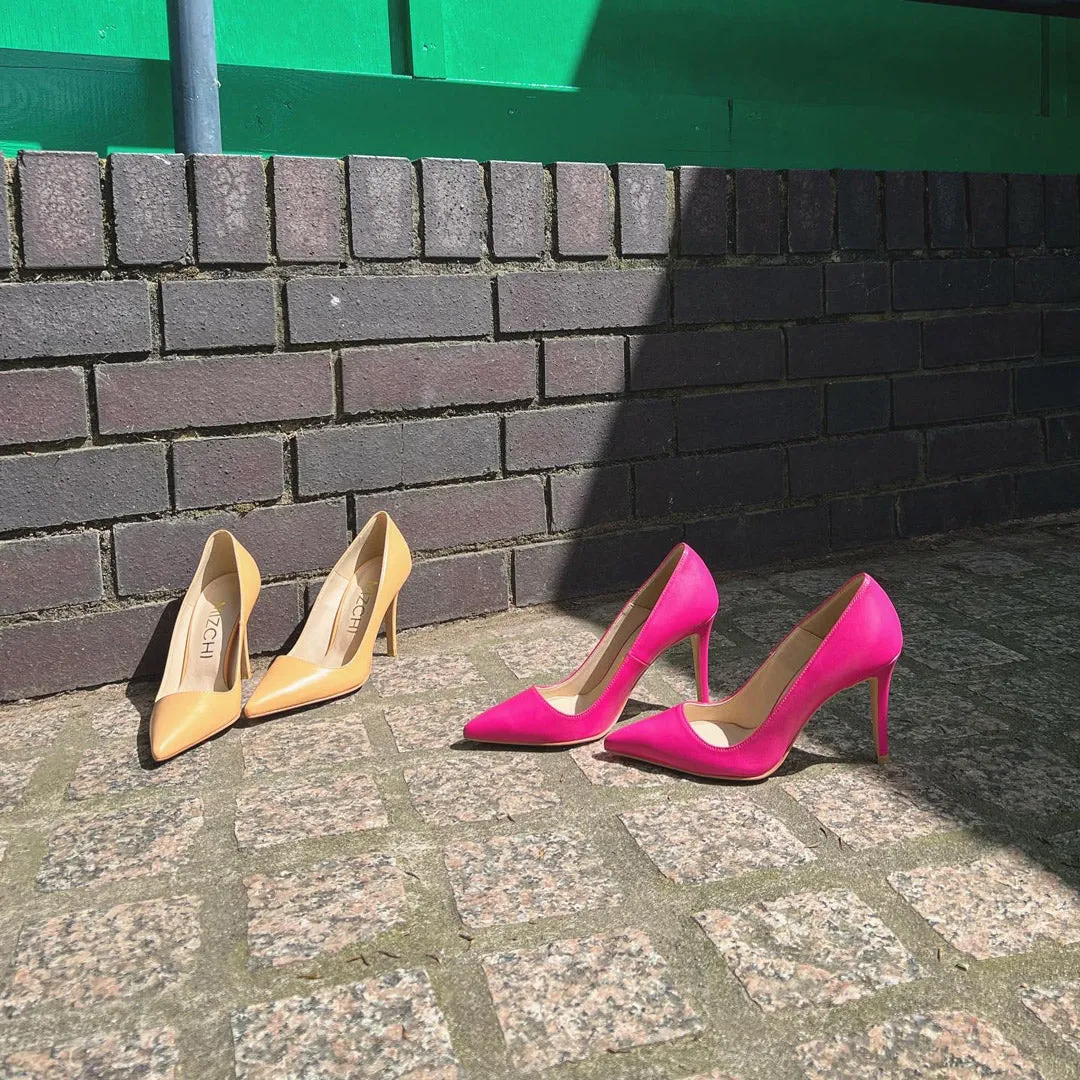 *UK size 1 - RICASS - orange, 9cm heels