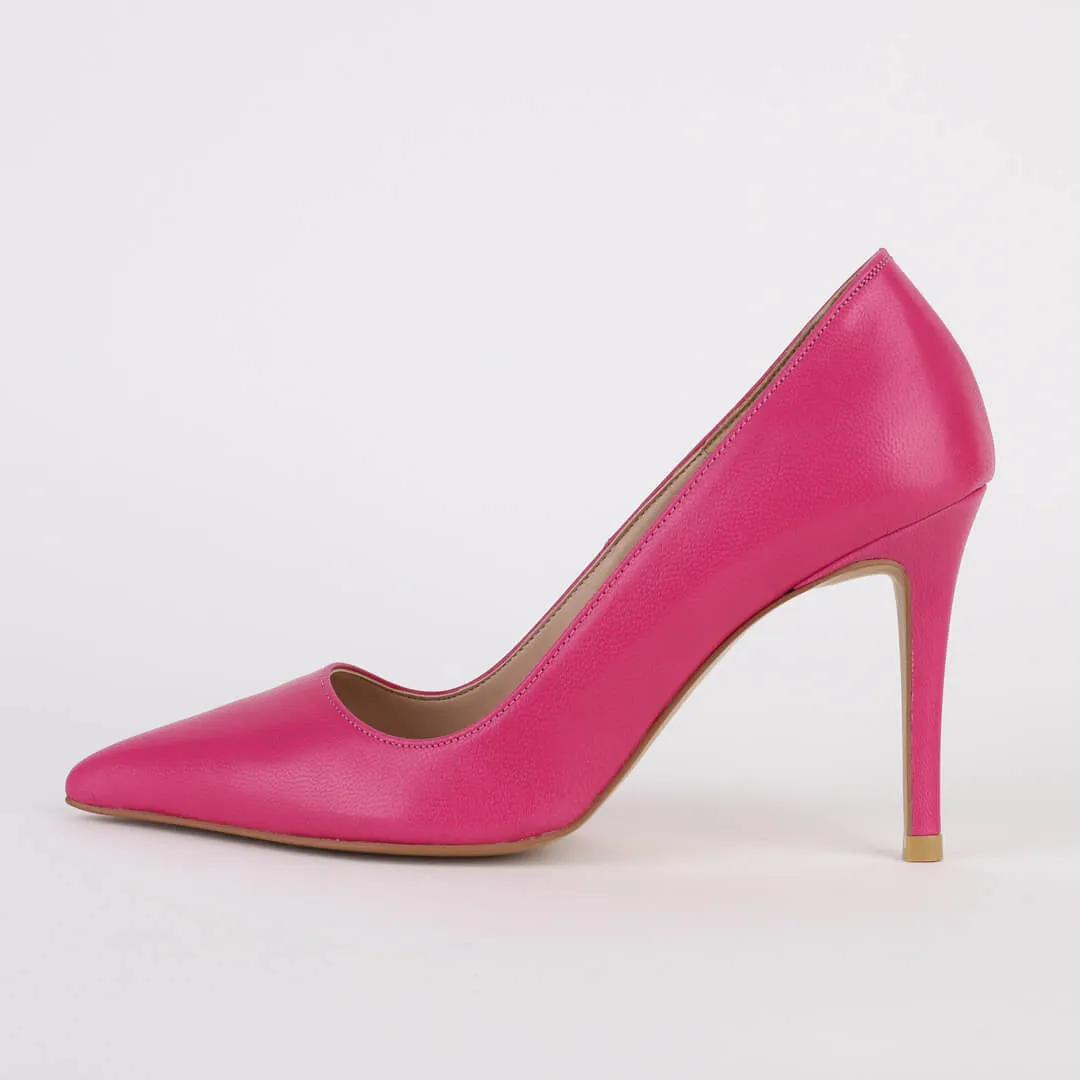 *UK size 13 - RICASS - light pink, 10cm heels