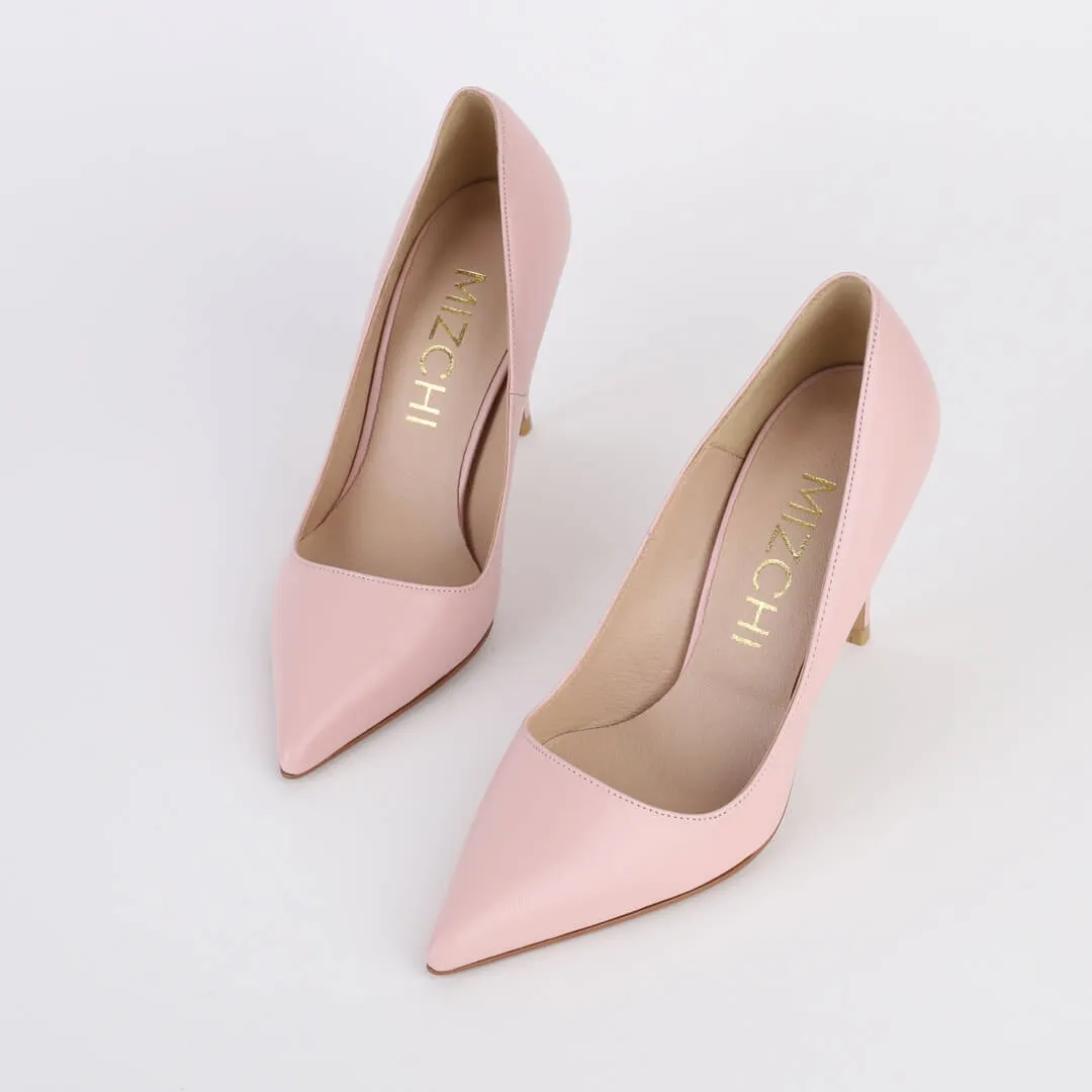 *UK size 13 - RICASS - light pink, 10cm heels