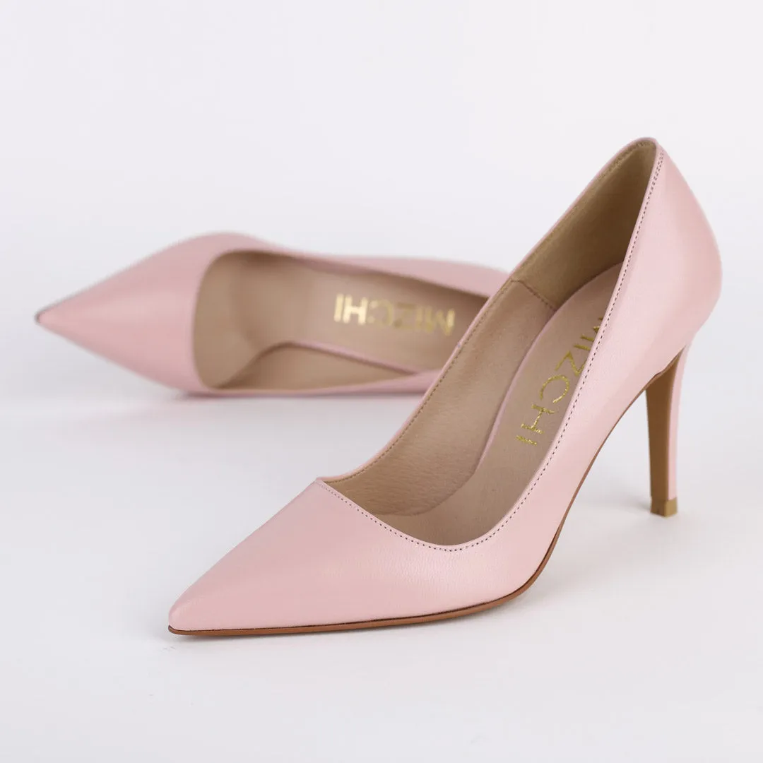 *UK size 13 - RICASS - light pink, 10cm heels