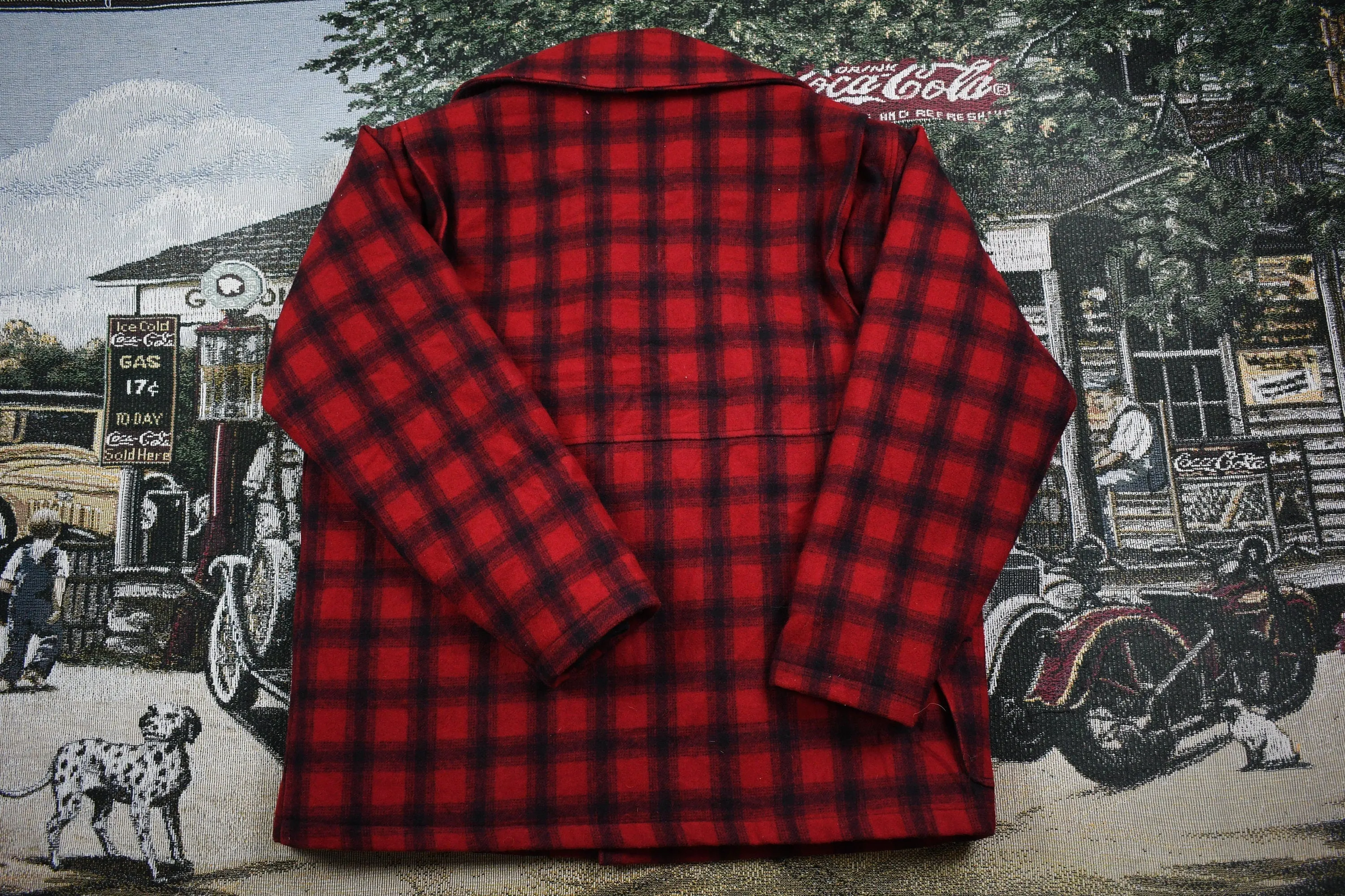 Vintage 1980s Woolrich Buffalo Plaid Hunting Jacket