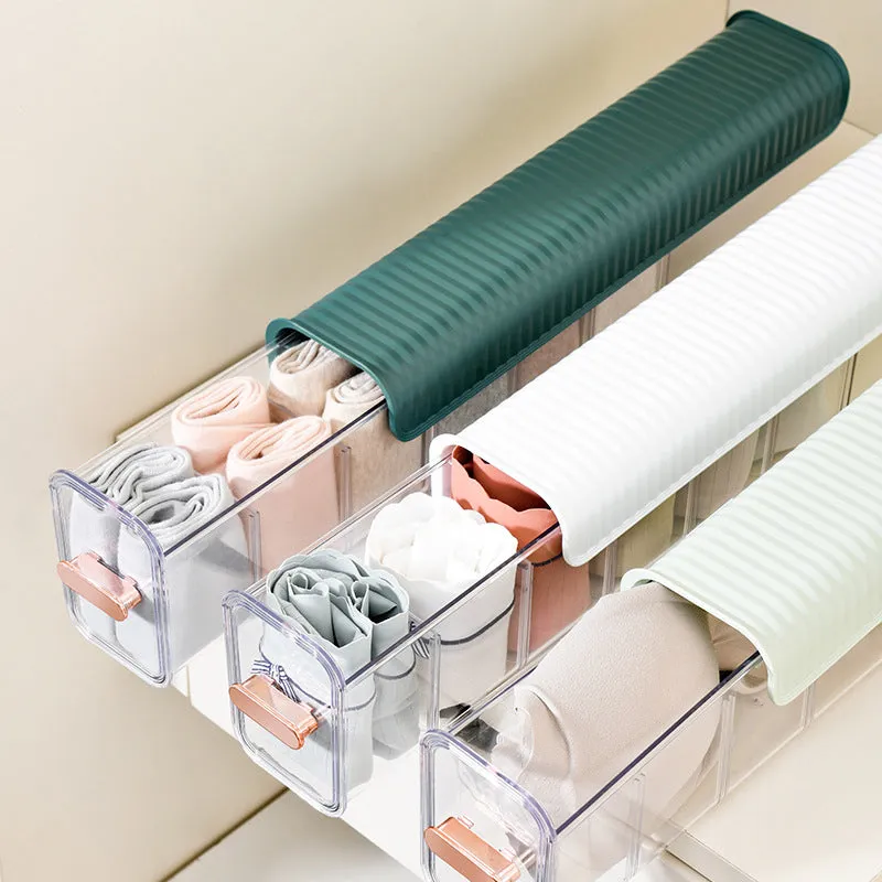 Wall-mounted transparent storage box