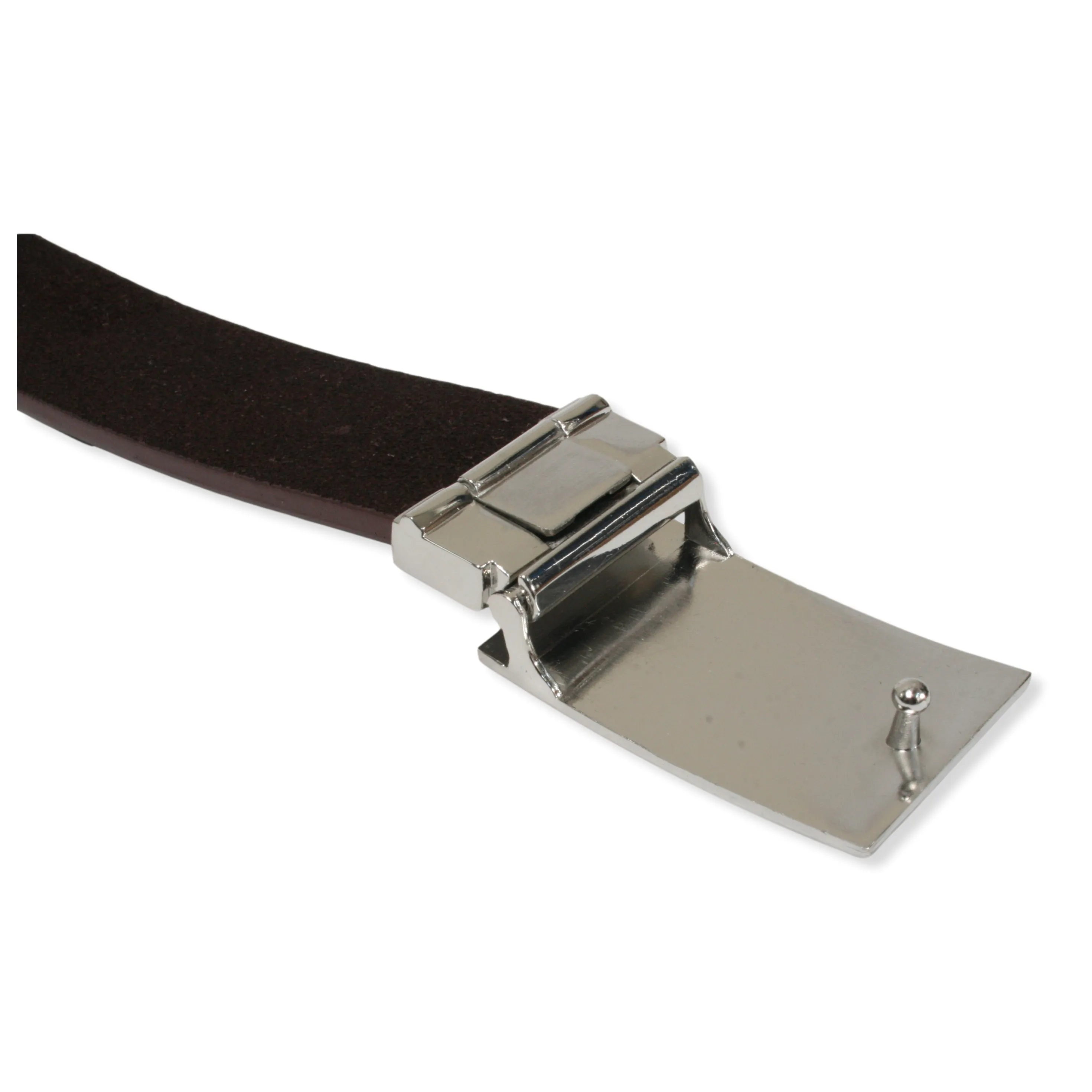 Wild Boar Black or Brown Leather Belt & Buckle