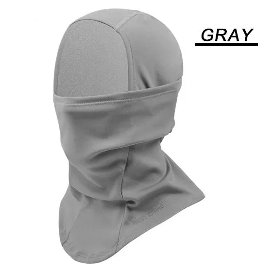 Winter Fleece Cycling Face Mask Windproof Warm MTB Road Bicycle Full Face Cover Outdoor Men Women Thermal Bike Cap