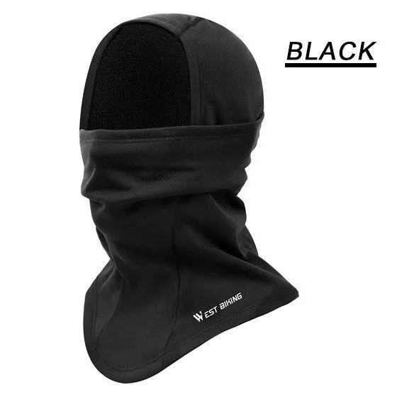 Winter Fleece Cycling Face Mask Windproof Warm MTB Road Bicycle Full Face Cover Outdoor Men Women Thermal Bike Cap