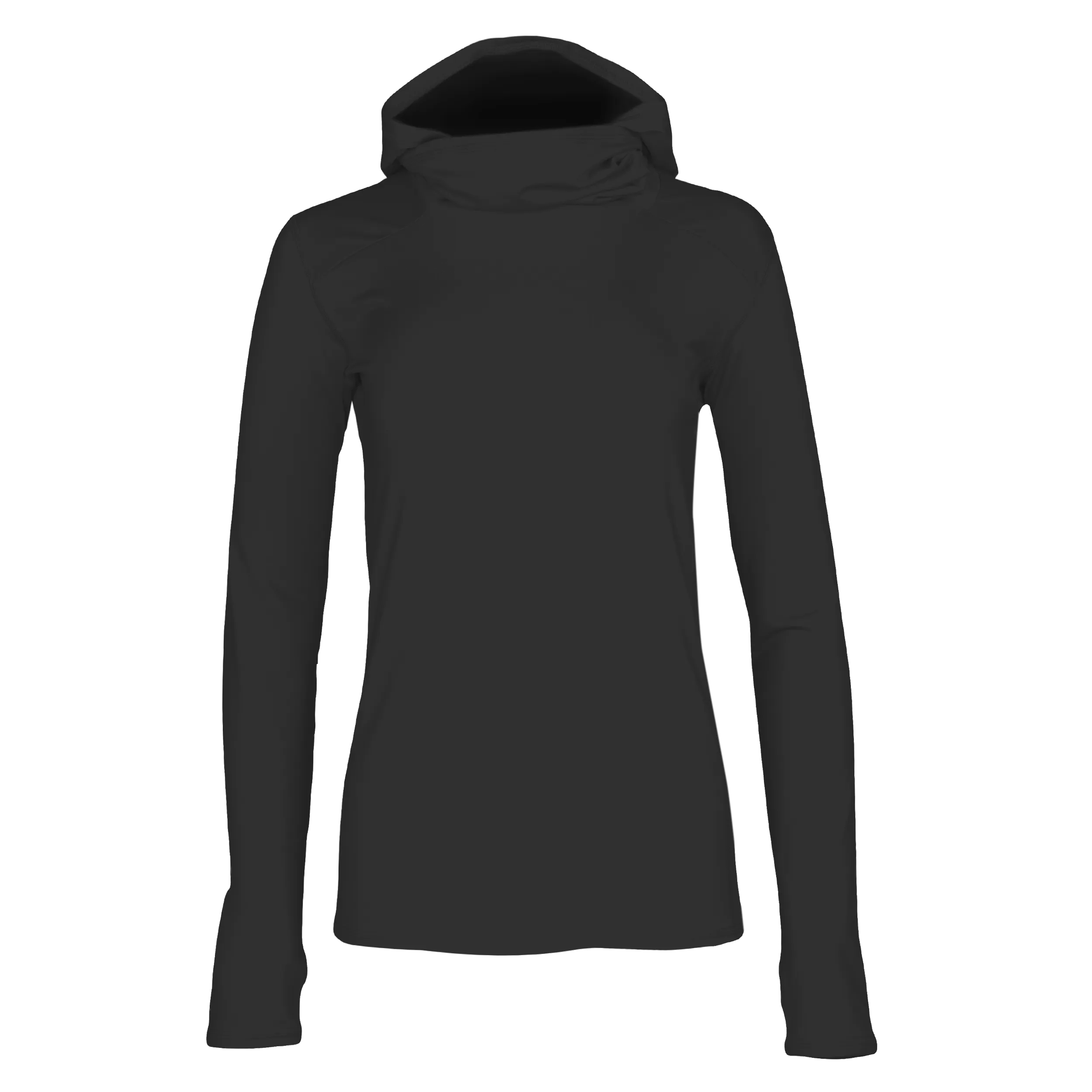 Women's Balaclava Hoodie - Black