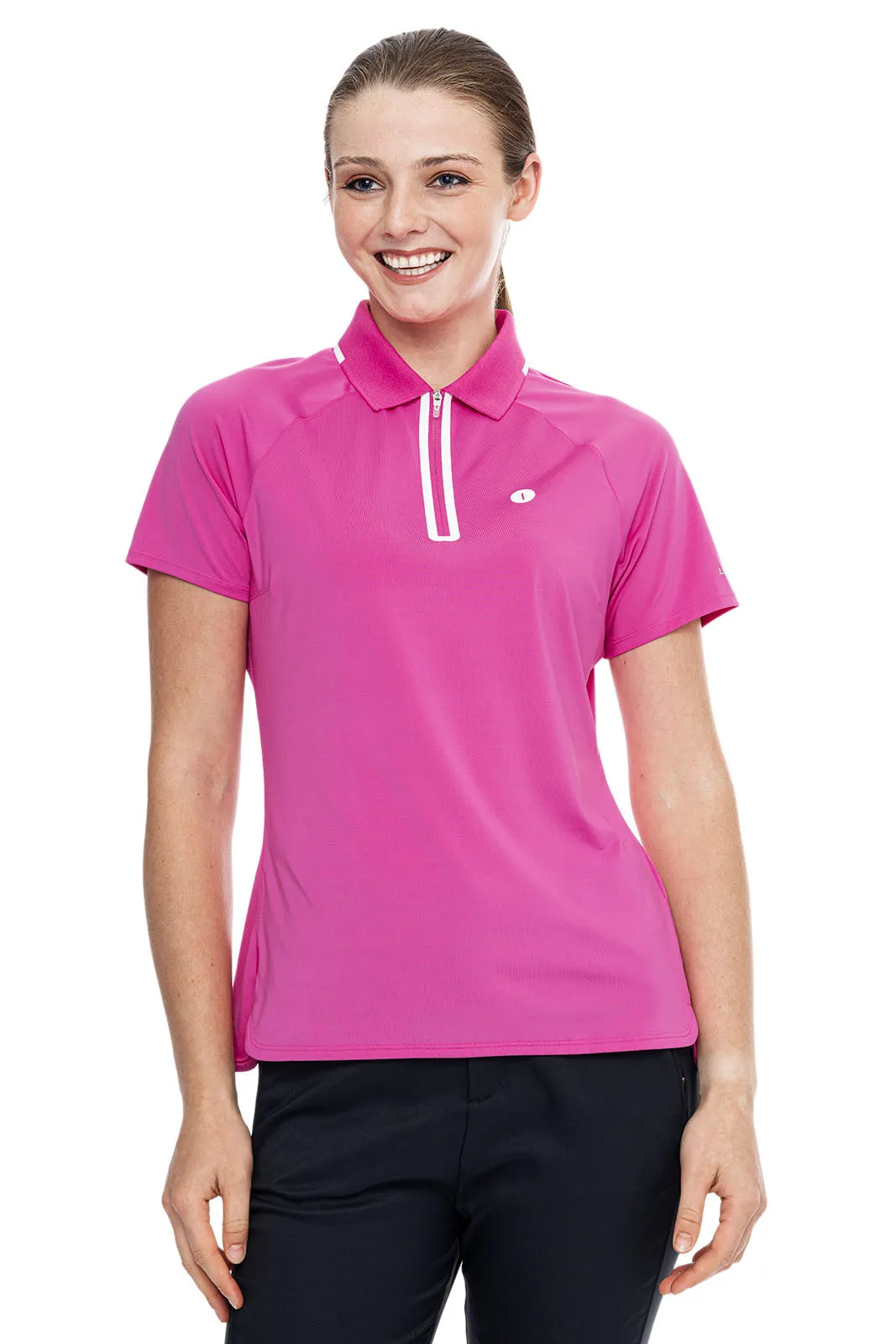 Women's Double Eagle Short Sleeve Golf Polo  |  Magnolia Pink