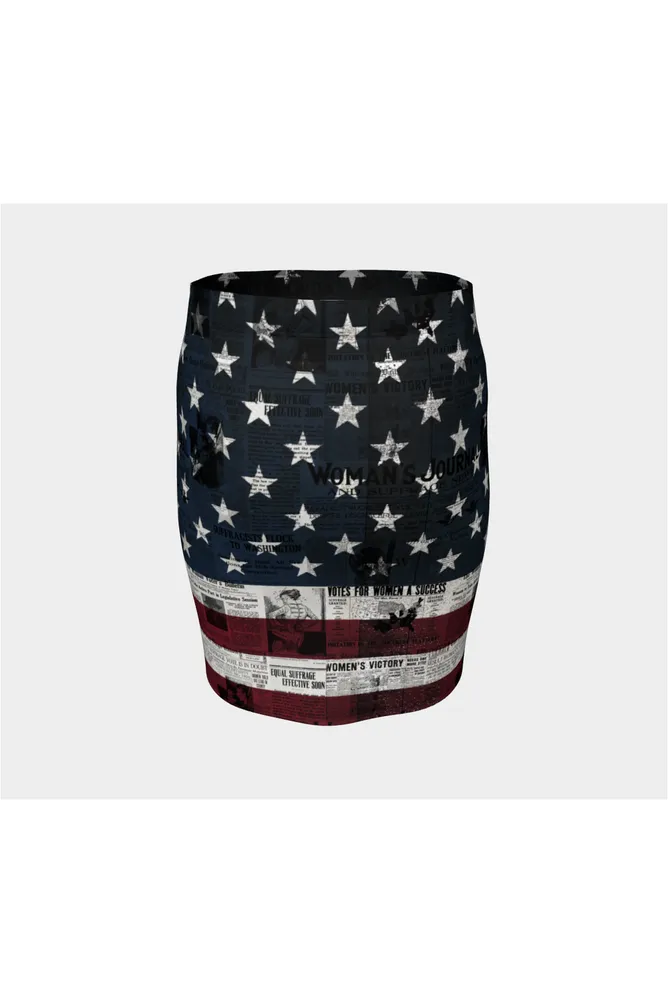 Women's Suffrage Fitted Skirt