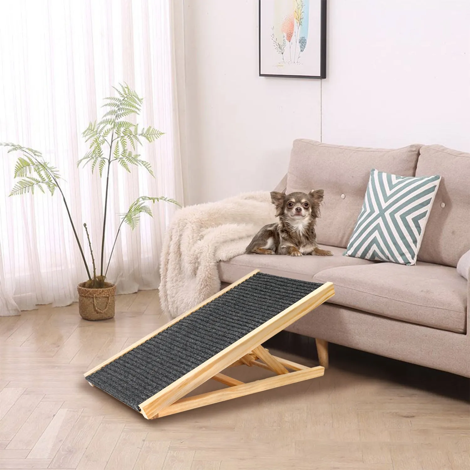 Wooden Adjustable Pet Ramp