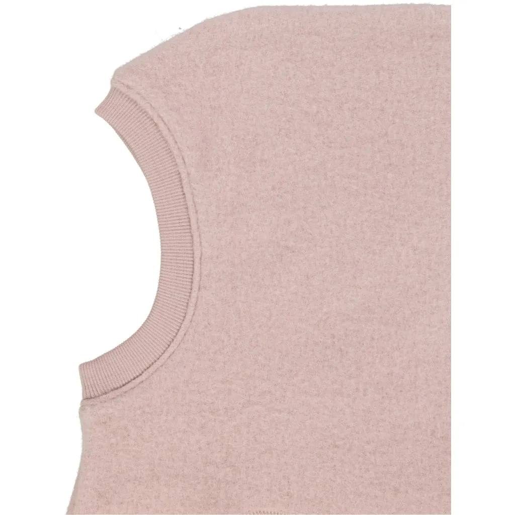 Wool Fleece Balaclave - rose powder