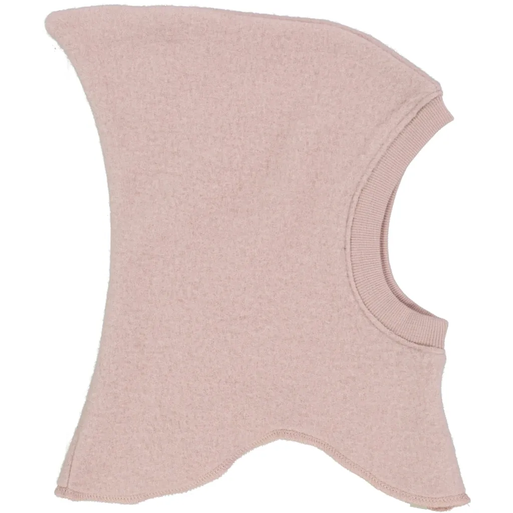 Wool Fleece Balaclave - rose powder